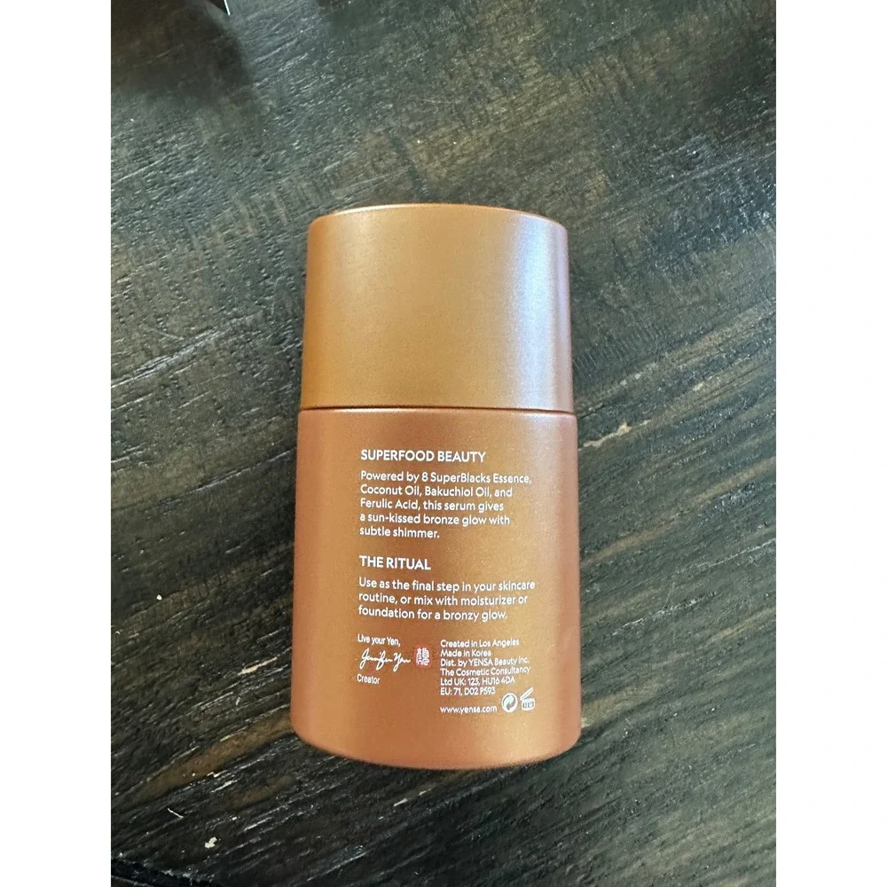 YENSA Super Serum Silk Bronzing Drops 8 SuperBlacks Essence 30mL 1oz NEW